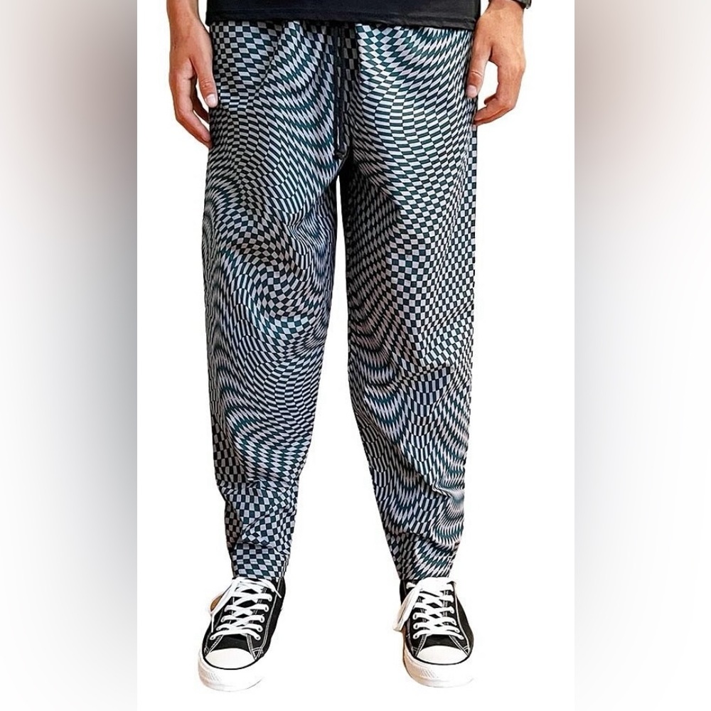 Skidz NYC Trippy Check Pant Size Medium